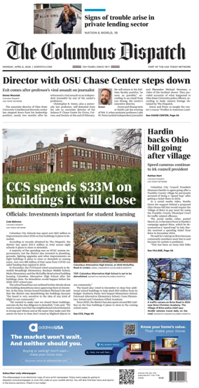 Cover of The Columbus Dispatch