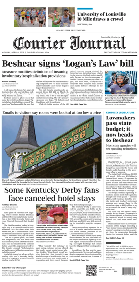 Cover of The Courier-Journal (Louisville)