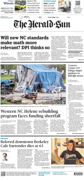 Cover of The Herald Sun