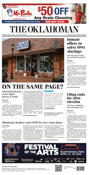 Cover of The Oklahoman