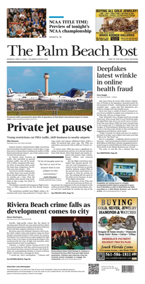 Cover of The Palm Beach Post