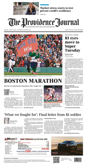 Cover of The Providence Journal