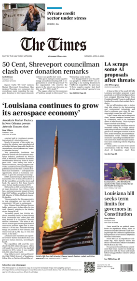 Cover of The Times (Shreveport)