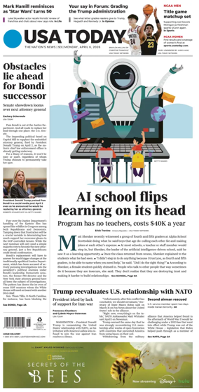 Cover of USA TODAY US Edition