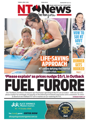 Cover of NT News