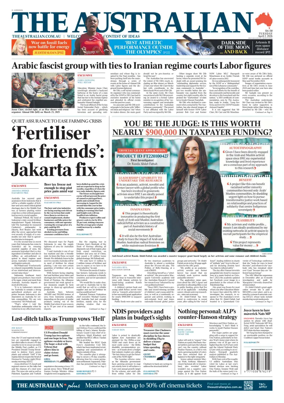 Cover of The Australian