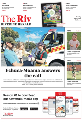 Cover of The Riverine Herald
