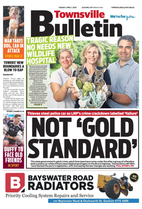 Cover of Townsville Bulletin