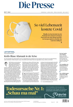 Cover of Die Presse