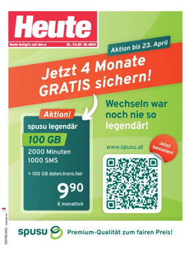 Cover of Heute - Oberosterreich Ausgabe