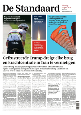 Cover of De Standaard