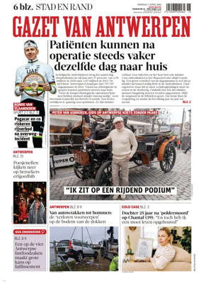 Cover of Gazet van Antwerpen Stad en Rand