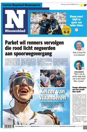 Cover of Het Nieuwsblad