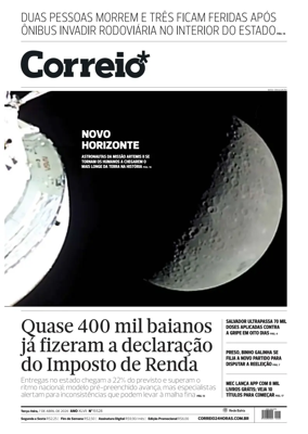 Cover of Correio da Bahia
