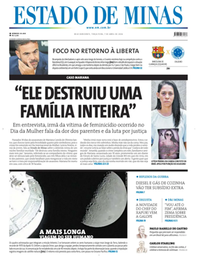 Cover of Estado de Minas (Brazil)