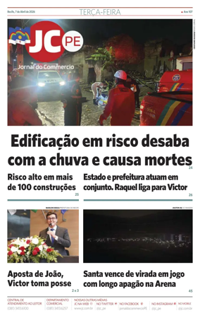 Cover of Jornal do Commercio