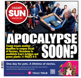 Cover of Calgary Sun