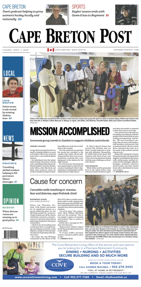 Cover of Cape Breton Post