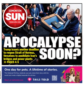Cover of Edmonton Sun
