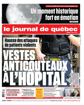 Cover of Le Journal de Quebec