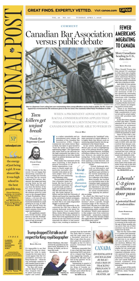 Cover of National Post - (Latest Edition)