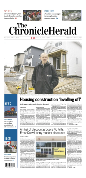 Cover of The Chronicle Herald (Metro)