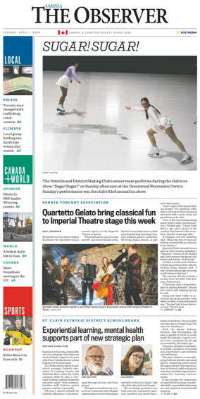 Cover of The Observer (Sarnia)