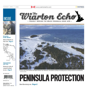 Cover of Wiarton Echo