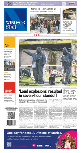 Cover of Windsor Star