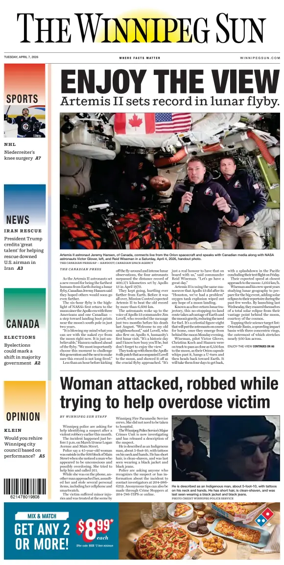 Cover of Winnipeg Sun