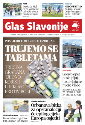 Cover of Glas Slavonije