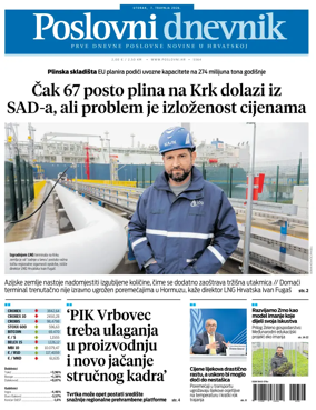 Cover of Poslovni Dnevnik