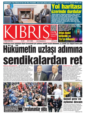 Cover of Kibris Gazetesi