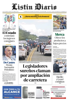Cover of Listin Diario