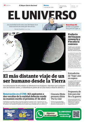 Cover of El Universo