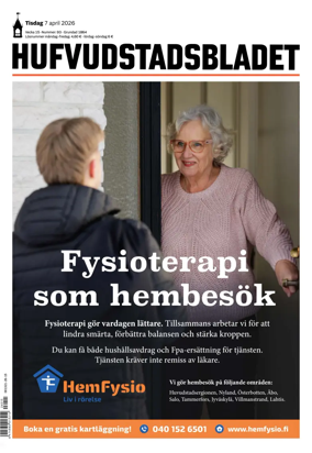Cover of Hufvudstadsbladet