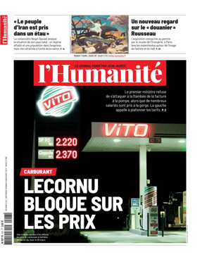 Cover of L'HUMANITE