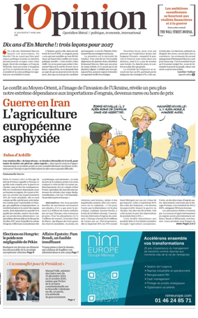 Cover of L'Opinion