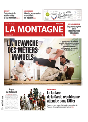 Cover of La Montagne (Montlucon)
