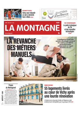 Cover of La Montagne (Vichy)