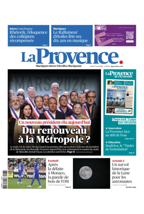 Cover of La Provence Martigues-Istres-Vitrolles-Marignane