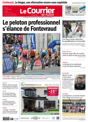 Cover of Le Courrier de l’Ouest (Angers)