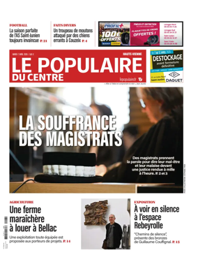 Cover of Le Populaire du Centre (Haute-Vienne)