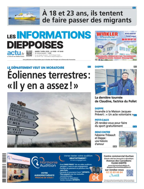 Cover of Les Informations Dieppoises