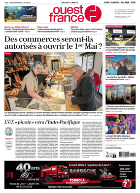 Cover of Ouest France (Caen - Bayeux - Falaise - Vire)