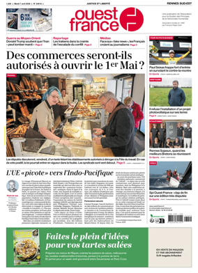 Cover of Ouest-France (Rennes Sud-Est)