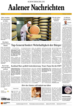 Cover of Aalener Nachrichten