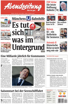 Cover of Abendzeitung Munchen