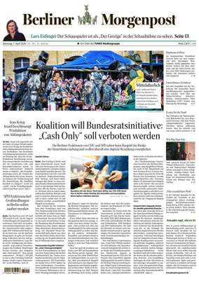 Cover of Berliner Morgenpost
