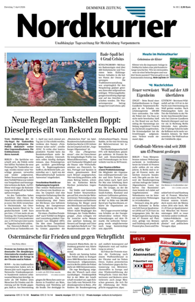 Cover of Demminer Zeitung